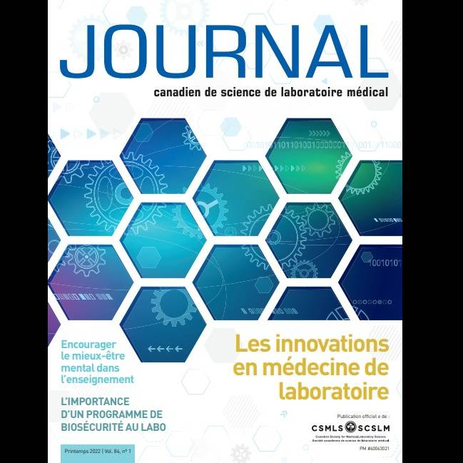 Questionnaire JCSLM - Les innovations en médecine de laboratoire